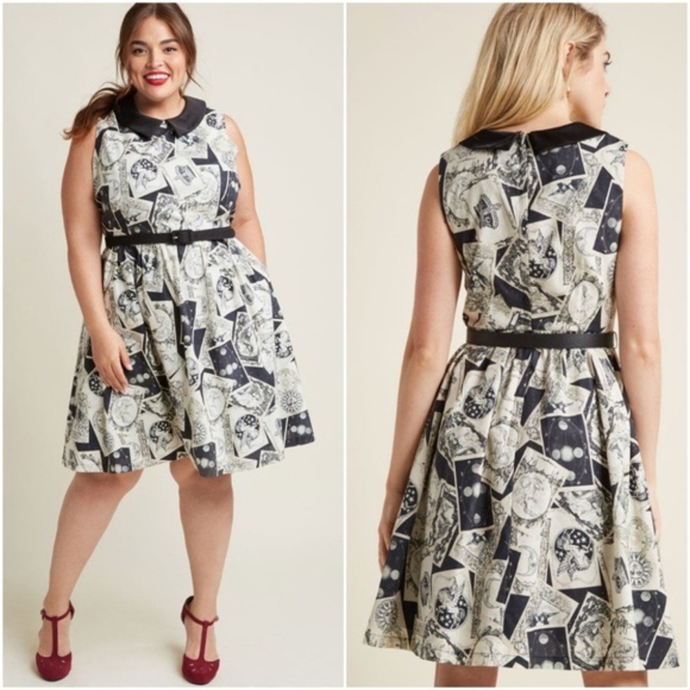 Modcloth Whimsy Without End Tarot Dress
